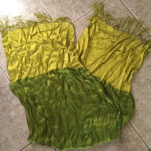 Green Olive Eastern Indian Scarf